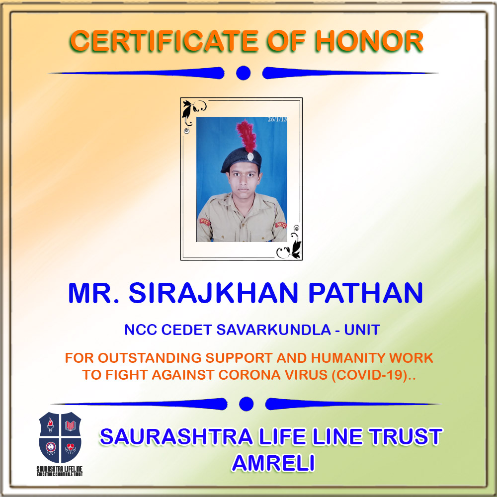 Certificate of Honor